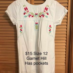 Garnet Hill Girls Dress